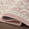 image:imageLaura Ashley All Loop Tufted 3x5 Washable SkidResistant Accent Rug  Ivory MarwoodBarnsley Pink