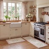 image:imageLaura Ashley All Loop Tufted 3x5 Washable SkidResistant Accent Rug  Ivory MarwoodBarnsley Pink