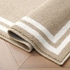 image:imageLaura Ashley All Loop Tufted 3x5 Washable SkidResistant Accent Rug  Ivory MarwoodDebbie Double Border Twotone BerberIvory