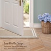 image:imageLaura Ashley All Loop Tufted 3x5 Washable SkidResistant Accent Rug  Ivory MarwoodDebbie Double Border Twotone BerberIvory