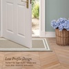 image:imageLaura Ashley All Loop Tufted 3x5 Washable SkidResistant Accent Rug  Ivory MarwoodDebbie Double Border Twotone LinenIvory