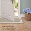 image:imageLaura Ashley All Loop Tufted 3x5 Washable SkidResistant Accent Rug  Ivory MarwoodDebbie Double Border Twotone LinenIvory