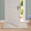 image:imageLaura Ashley All Loop Tufted 3x5 Washable SkidResistant Accent Rug  Ivory MarwoodFeya Twotone BerberIvory
