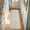 image:imageLaura Ashley All Loop Tufted 3x5 Washable SkidResistant Accent Rug  Ivory MarwoodFeya Twotone BerberIvory