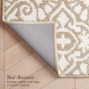 image:imageLaura Ashley All Loop Tufted 3x5 Washable SkidResistant Accent Rug  Ivory MarwoodFeya Twotone BerberIvory
