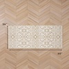 image:imageLaura Ashley All Loop Tufted 3x5 Washable SkidResistant Accent Rug  Ivory MarwoodFeya Twotone BerberIvory