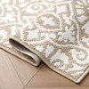image:imageLaura Ashley All Loop Tufted 3x5 Washable SkidResistant Accent Rug  Ivory MarwoodFeya Twotone BerberIvory