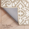image:imageLaura Ashley All Loop Tufted 3x5 Washable SkidResistant Accent Rug  Ivory MarwoodFeya Twotone BerberIvory