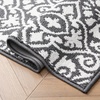 image:imageLaura Ashley All Loop Tufted 3x5 Washable SkidResistant Accent Rug  Ivory MarwoodFeya Twotone Dark GreyIvory