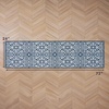 image:imageLaura Ashley All Loop Tufted 3x5 Washable SkidResistant Accent Rug  Ivory MarwoodFeya Twotone Dusty NavyIvory