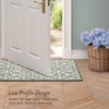 image:imageLaura Ashley All Loop Tufted 3x5 Washable SkidResistant Accent Rug  Ivory MarwoodFeya Twotone IvorySage