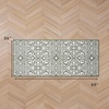 image:imageLaura Ashley All Loop Tufted 3x5 Washable SkidResistant Accent Rug  Ivory MarwoodFeya Twotone IvorySage