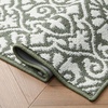 image:imageLaura Ashley All Loop Tufted 3x5 Washable SkidResistant Accent Rug  Ivory MarwoodFeya Twotone IvorySage