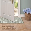 image:imageLaura Ashley All Loop Tufted 3x5 Washable SkidResistant Accent Rug  Ivory MarwoodFeya Twotone IvorySage