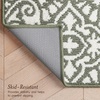 image:imageLaura Ashley All Loop Tufted 3x5 Washable SkidResistant Accent Rug  Ivory MarwoodFeya Twotone IvorySage
