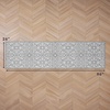 image:imageLaura Ashley All Loop Tufted 3x5 Washable SkidResistant Accent Rug  Ivory MarwoodFeya Twotone Light GreyIvory