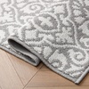 image:imageLaura Ashley All Loop Tufted 3x5 Washable SkidResistant Accent Rug  Ivory MarwoodFeya Twotone Light GreyIvory