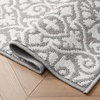 image:imageLaura Ashley All Loop Tufted 3x5 Washable SkidResistant Accent Rug  Ivory MarwoodFeya Twotone Light GreyIvory