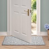 image:imageLaura Ashley All Loop Tufted 3x5 Washable SkidResistant Accent Rug  Ivory MarwoodFeya Twotone Light GreyIvory