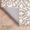 image:imageLaura Ashley All Loop Tufted 3x5 Washable SkidResistant Accent Rug  Ivory MarwoodFeya Twotone LinenIvory