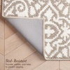 image:imageLaura Ashley All Loop Tufted 3x5 Washable SkidResistant Accent Rug  Ivory MarwoodFeya Twotone LinenIvory