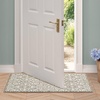 image:imageLaura Ashley All Loop Tufted 3x5 Washable SkidResistant Accent Rug  Ivory MarwoodFeya Twotone LinenIvory