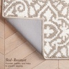 image:imageLaura Ashley All Loop Tufted 3x5 Washable SkidResistant Accent Rug  Ivory MarwoodFeya Twotone LinenIvory