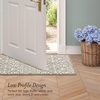 image:imageLaura Ashley All Loop Tufted 3x5 Washable SkidResistant Accent Rug  Ivory MarwoodFeya Twotone LinenIvory