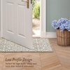 image:imageLaura Ashley All Loop Tufted 3x5 Washable SkidResistant Accent Rug  Ivory MarwoodFeya Twotone LinenIvory