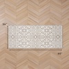 image:imageLaura Ashley All Loop Tufted 3x5 Washable SkidResistant Accent Rug  Ivory MarwoodFeya Twotone LinenIvory