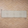 image:imageLaura Ashley All Loop Tufted 3x5 Washable SkidResistant Accent Rug  Ivory MarwoodFeya Twotone LinenIvory