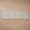 image:imageLaura Ashley All Loop Tufted 3x5 Washable SkidResistant Accent Rug  Ivory MarwoodFeya Twotone LinenIvory