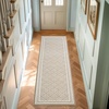 image:imageLaura Ashley All Loop Tufted 3x5 Washable SkidResistant Accent Rug  Ivory MarwoodIsla Twotone BerberIvory
