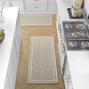 image:imageLaura Ashley All Loop Tufted 3x5 Washable SkidResistant Accent Rug  Ivory MarwoodIsla Twotone BerberIvory