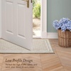 image:imageLaura Ashley All Loop Tufted 3x5 Washable SkidResistant Accent Rug  Ivory MarwoodIsla Twotone BerberIvory