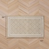image:imageLaura Ashley All Loop Tufted 3x5 Washable SkidResistant Accent Rug  Ivory MarwoodIsla Twotone BerberIvory
