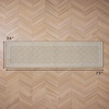 image:imageLaura Ashley All Loop Tufted 3x5 Washable SkidResistant Accent Rug  Ivory MarwoodIsla Twotone BerberIvory