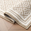 image:imageLaura Ashley All Loop Tufted 3x5 Washable SkidResistant Accent Rug  Ivory MarwoodIsla Twotone BerberIvory