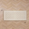image:imageLaura Ashley All Loop Tufted 3x5 Washable SkidResistant Accent Rug  Ivory MarwoodIsla Twotone BerberIvory