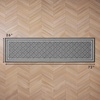 image:imageLaura Ashley All Loop Tufted 3x5 Washable SkidResistant Accent Rug  Ivory MarwoodIsla Twotone Dark GreyIvory