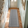 image:imageLaura Ashley All Loop Tufted 3x5 Washable SkidResistant Accent Rug  Ivory MarwoodIsla Twotone Dark GreyIvory