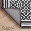 image:imageLaura Ashley All Loop Tufted 3x5 Washable SkidResistant Accent Rug  Ivory MarwoodIsla Twotone Dark GreyIvory