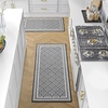 image:imageLaura Ashley All Loop Tufted 3x5 Washable SkidResistant Accent Rug  Ivory MarwoodIsla Twotone Dark GreyIvory