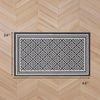image:imageLaura Ashley All Loop Tufted 3x5 Washable SkidResistant Accent Rug  Ivory MarwoodIsla Twotone Dark GreyIvory