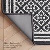 image:imageLaura Ashley All Loop Tufted 3x5 Washable SkidResistant Accent Rug  Ivory MarwoodIsla Twotone Dark GreyIvory