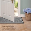 image:imageLaura Ashley All Loop Tufted 3x5 Washable SkidResistant Accent Rug  Ivory MarwoodIsla Twotone Dark GreyIvory