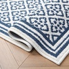 image:imageLaura Ashley All Loop Tufted 3x5 Washable SkidResistant Accent Rug  Ivory MarwoodIsla Twotone Dusty NavyIvory