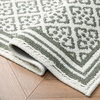 image:imageLaura Ashley All Loop Tufted 3x5 Washable SkidResistant Accent Rug  Ivory MarwoodIsla Twotone IvorySage