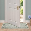 image:imageLaura Ashley All Loop Tufted 3x5 Washable SkidResistant Accent Rug  Ivory MarwoodIsla Twotone IvorySage