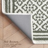 image:imageLaura Ashley All Loop Tufted 3x5 Washable SkidResistant Accent Rug  Ivory MarwoodIsla Twotone IvorySage